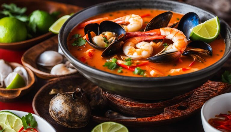 Tom Yum Goong seafood