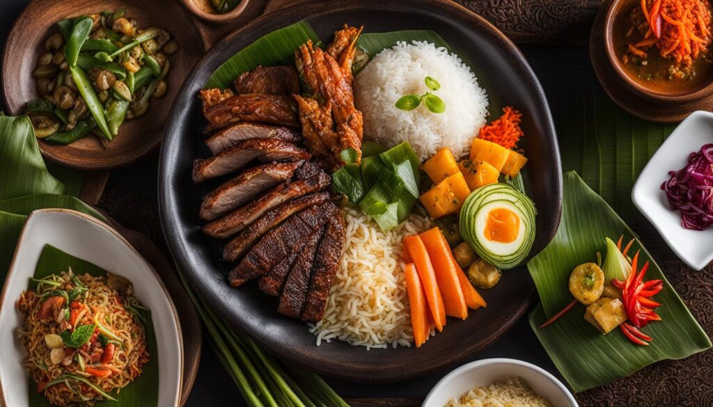 Nasi Campur Bali yang Menggugah Selera