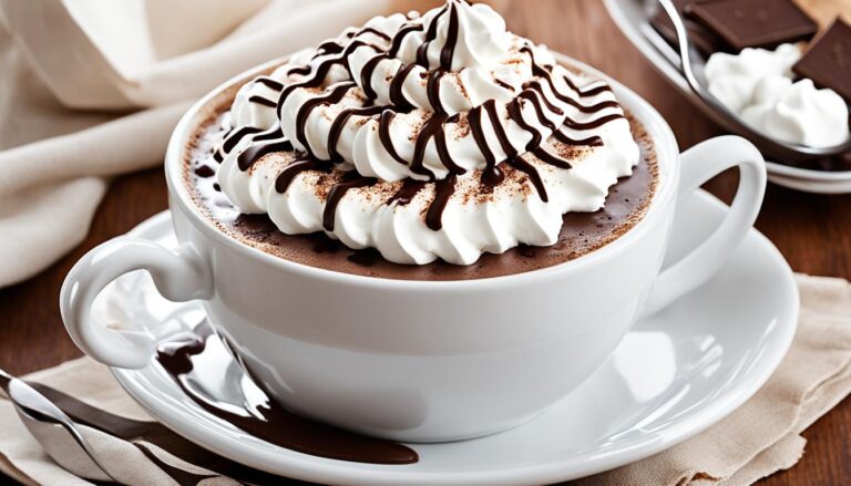 Hot chocolate dessert