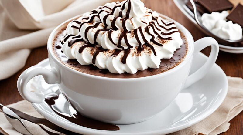 Hot chocolate dessert