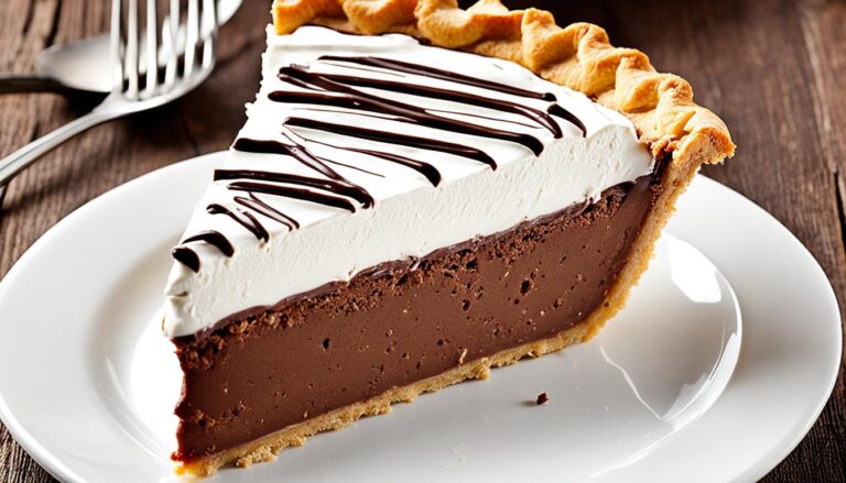 Pie cokelat krim