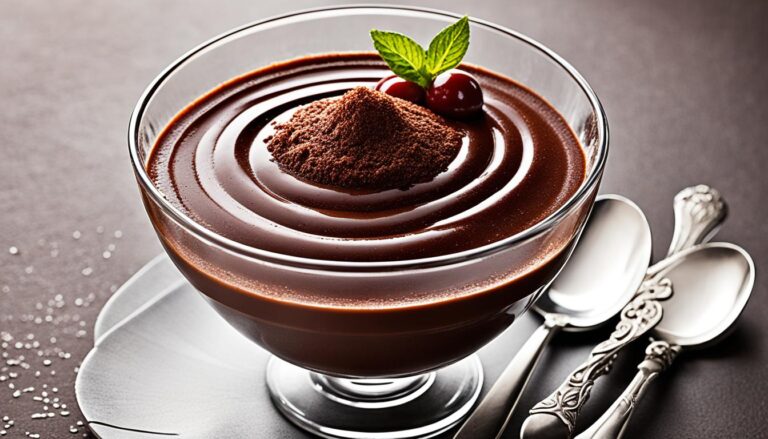 Puding cokelat