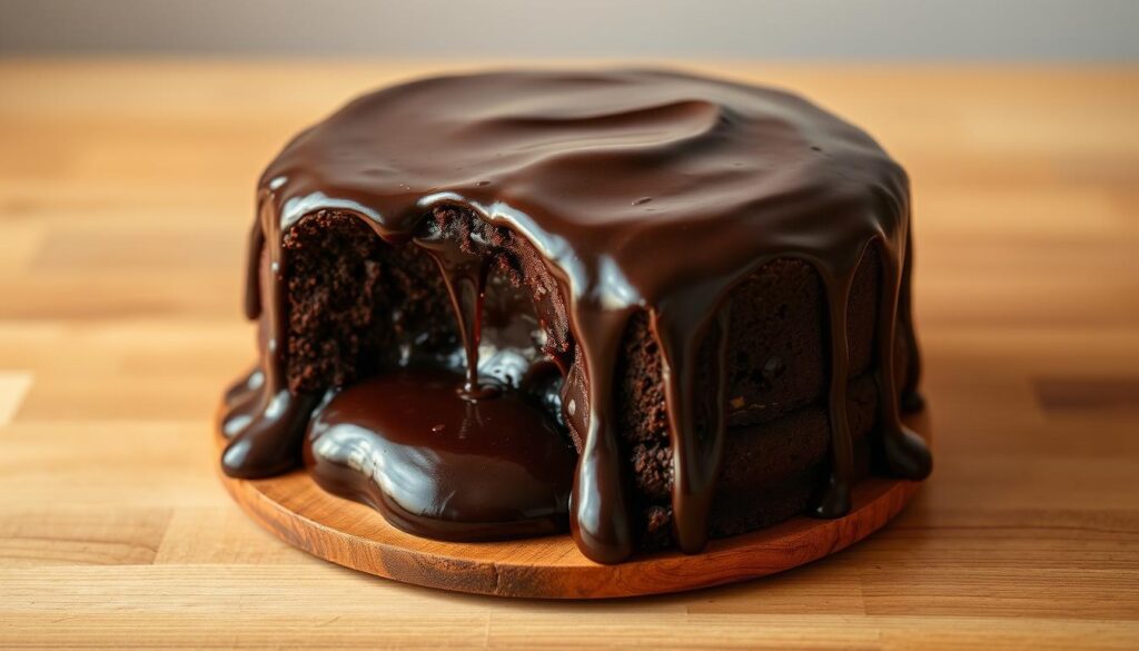 Kue Cokelat Leleh