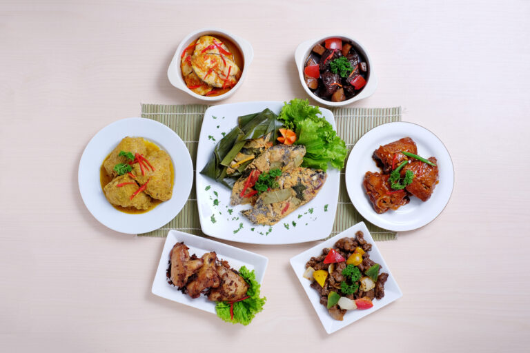 Indonesian,Variety,Food,Flat,Lay,With,Different,Delicious,Asian,Malay