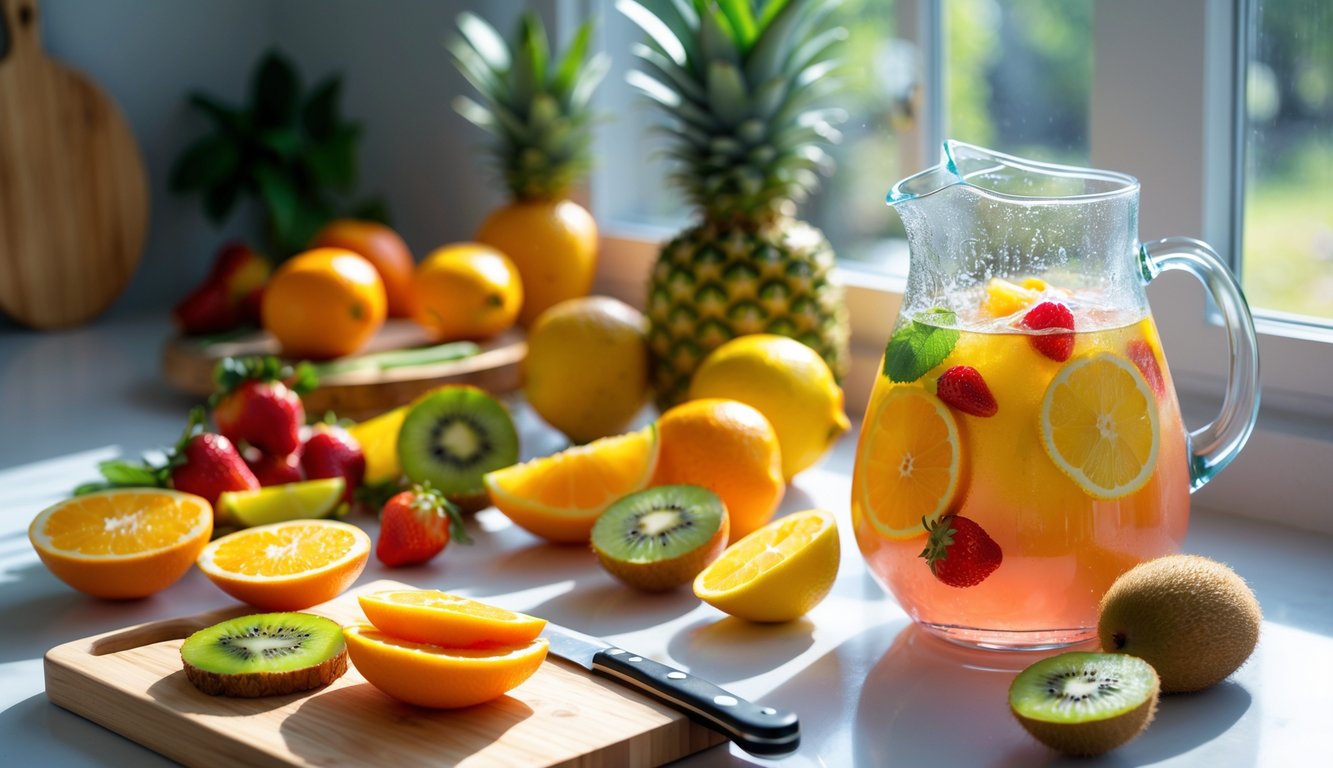 Cara Membuat Minuman Dingin Segar dari Buah-buahan Segar di Rumah yang Mudah dan Lezat