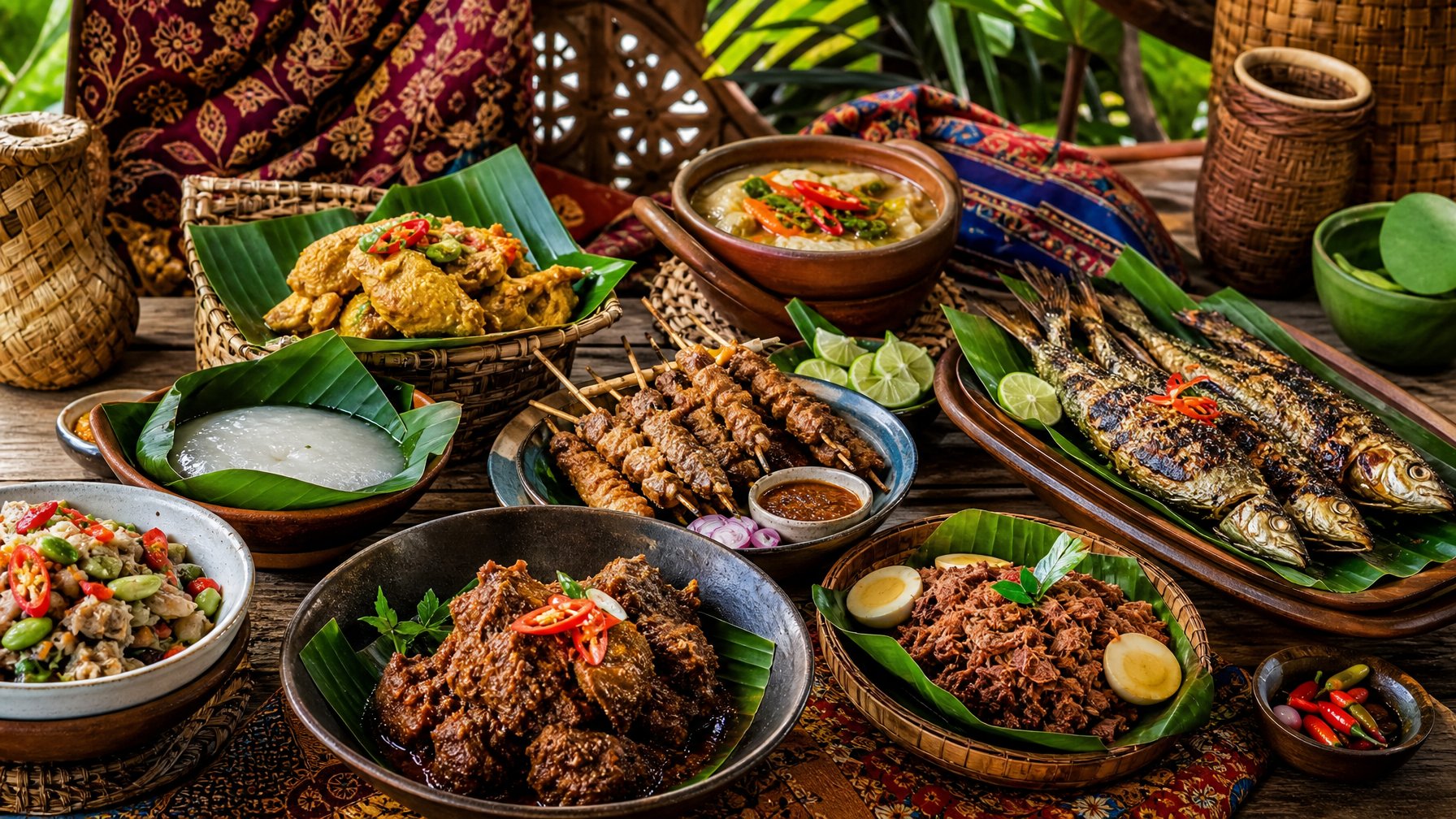 Jenis Masakan Tradisional Indonesia: Daftar Kuliner Khas dari Sabang hingga Merauke