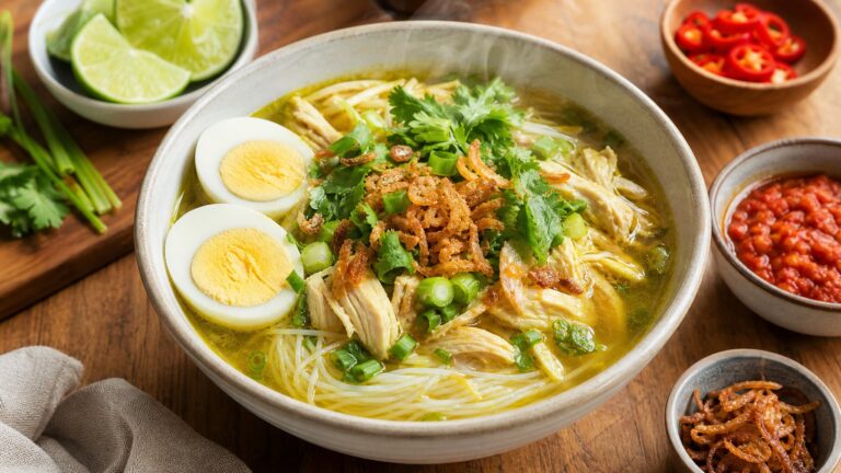 Resep Soto Ayam Kuah Kuning Tanpa Santan yang Ringan dan Segar untuk Menu Sehat Anda