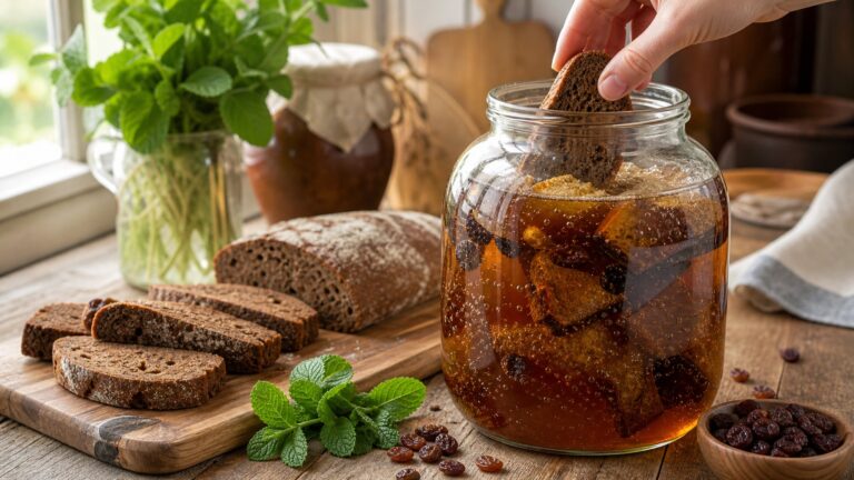 Cara Membuat Kvass, Minuman Fermentasi Roti Tradisional Khas Rusia dengan Mudah