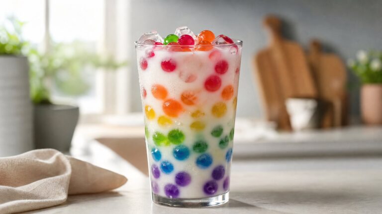 Resep Es Jelly Ball Rainbow Susu Full Krim yang Lagi Viral di Medsos, Segar dan Mudah Dibuat