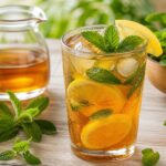 Cara Membuat Lemon Tea Mint Dingin Segar Penambah Imun Tubuh yang Praktis